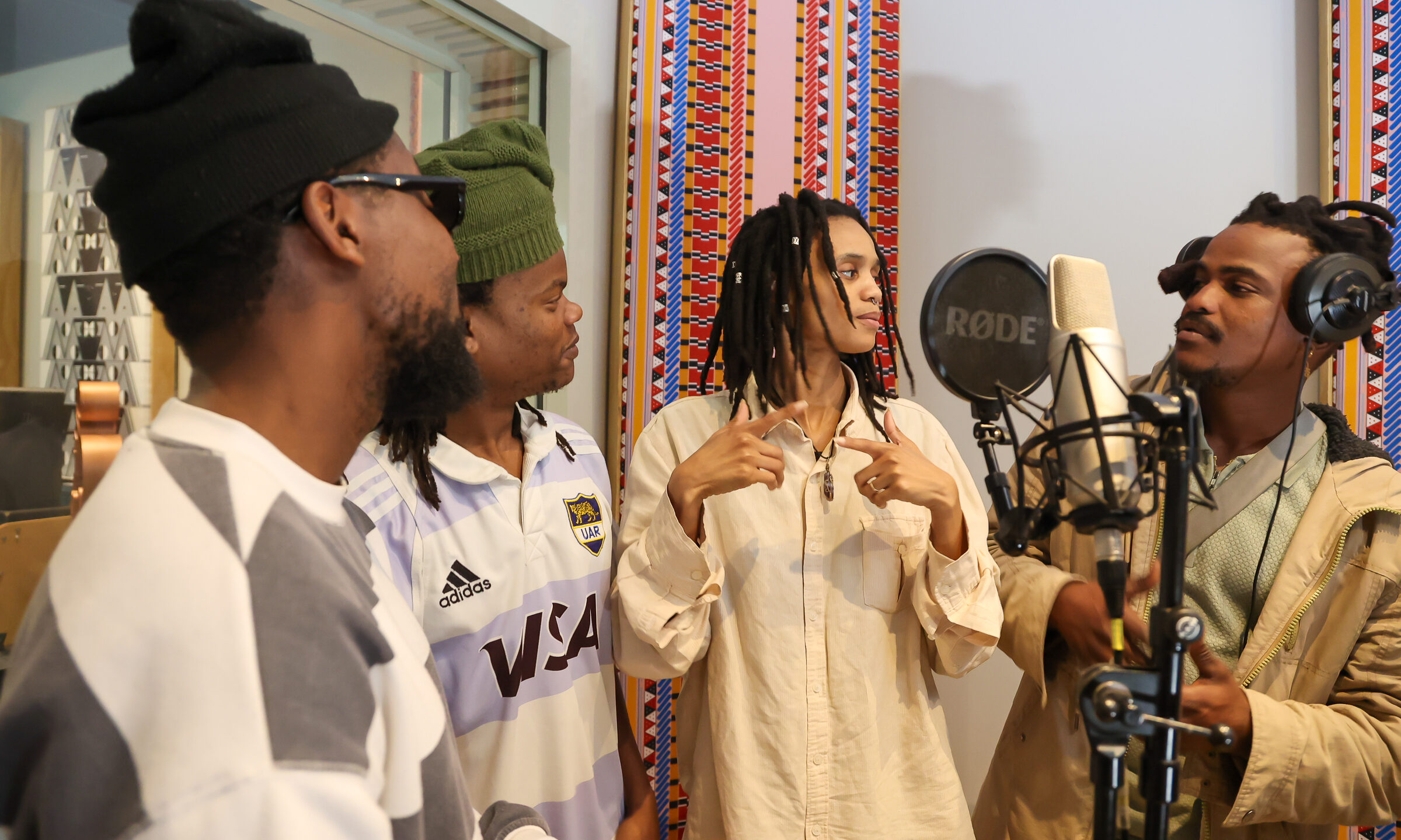South Africa’s Ndibale collective tackles social issues through music