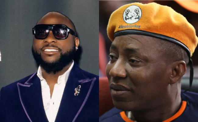 Davido and Sowore Clash Over Osun Governor in Nigeria
