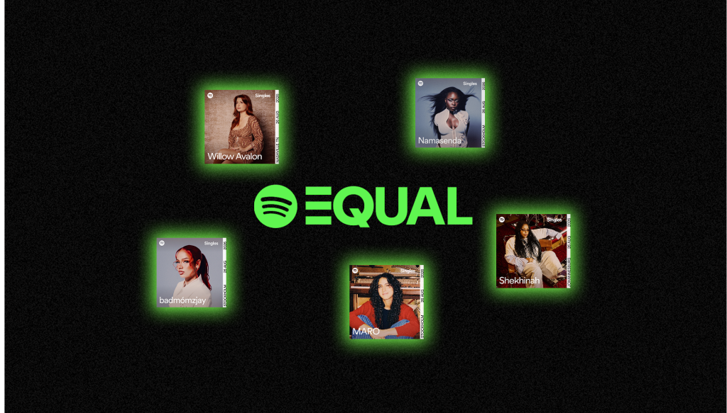 Spotify EQUAL fifth anniversary Singles series with Shekhinah, Namasenda, badmómzjay, MARO and Willow Avalon