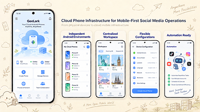 GeeLark Expands Cloud Phone Infrastructure for Social Media Teams