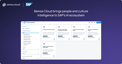 Semos Cloud brings people and culture intelligence to SAP Discovery Center